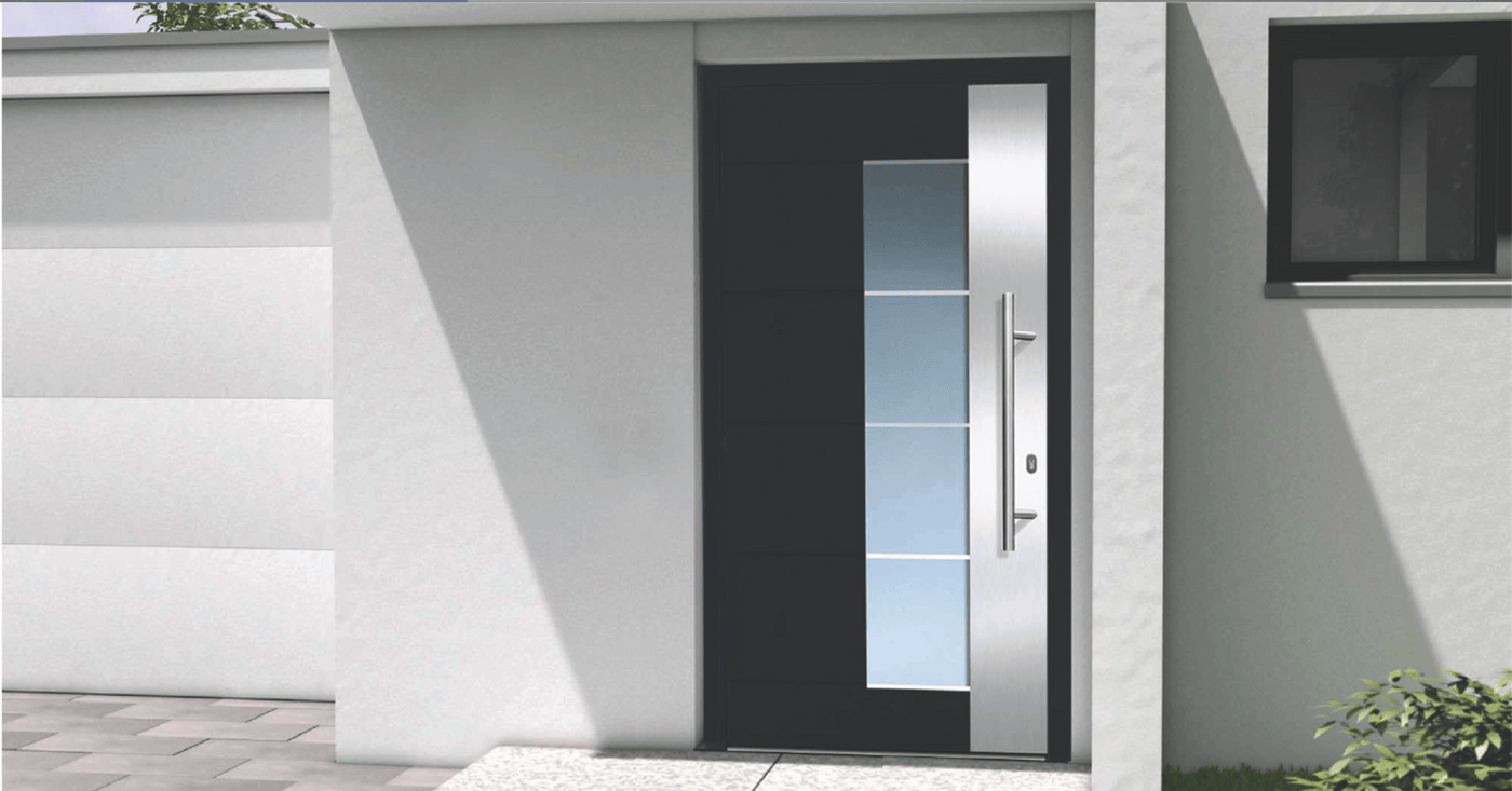Why Most Manufacturer in UK makes Aluminium Panel Doors ? - GLASSWIN Front Doors