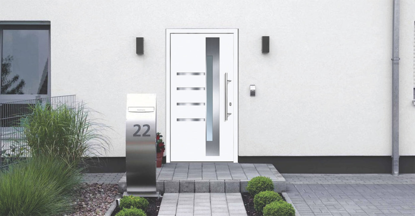 High  Quality Door Frames- Schuco and Reynears Profiles  used by Glasswin Front Doors